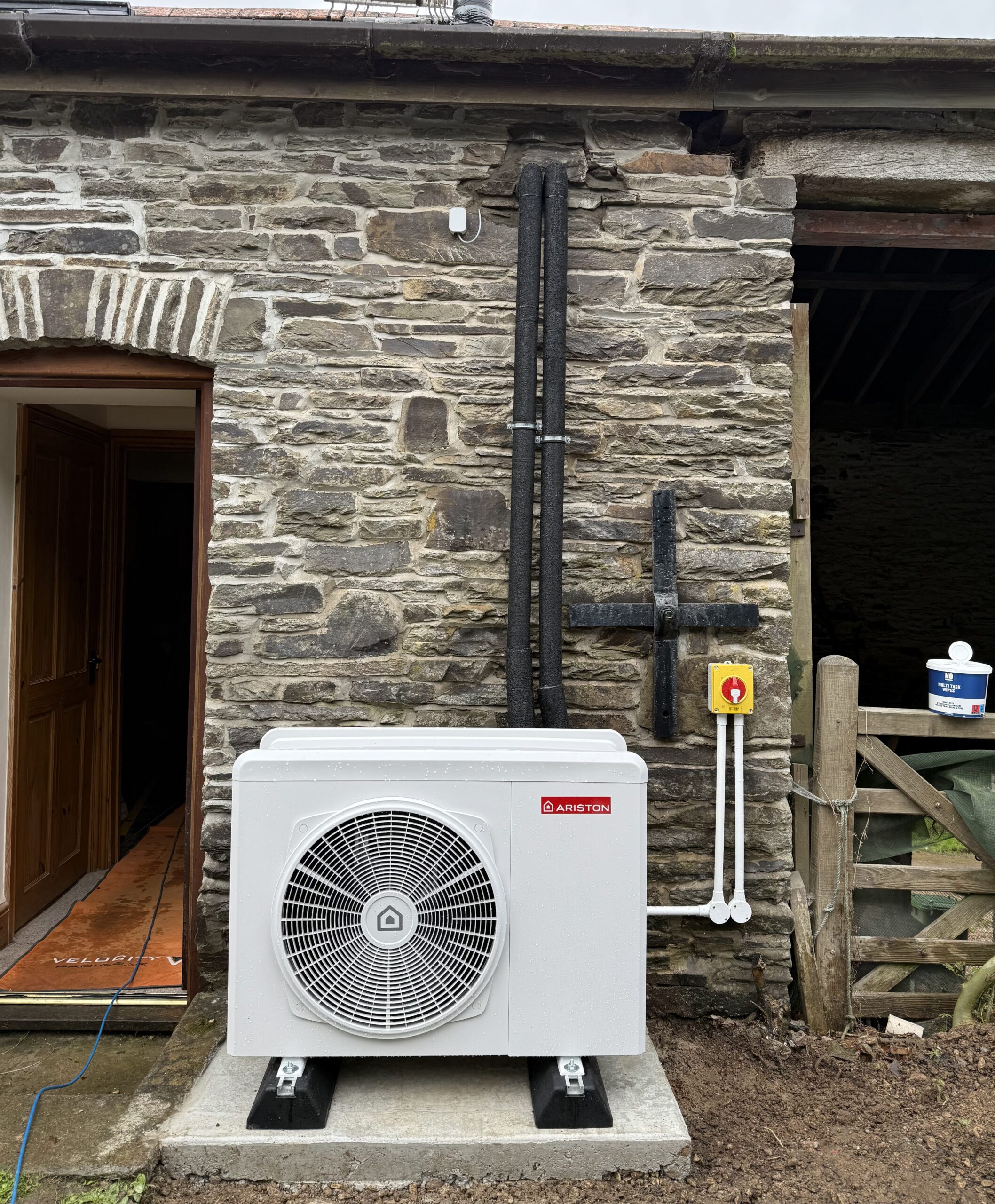 Waterwheel Barn Devon Heat Pump Installation